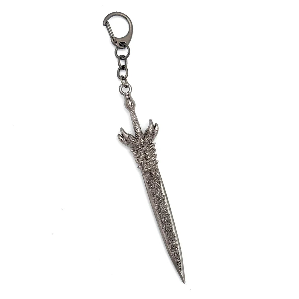Devil May Cry Dante & Nero Sword Keychain Set - Rebellion, Red Queen, Ebony & Ivory Revolver Keyrings - Option 2 Available at 2Fast2See.co
