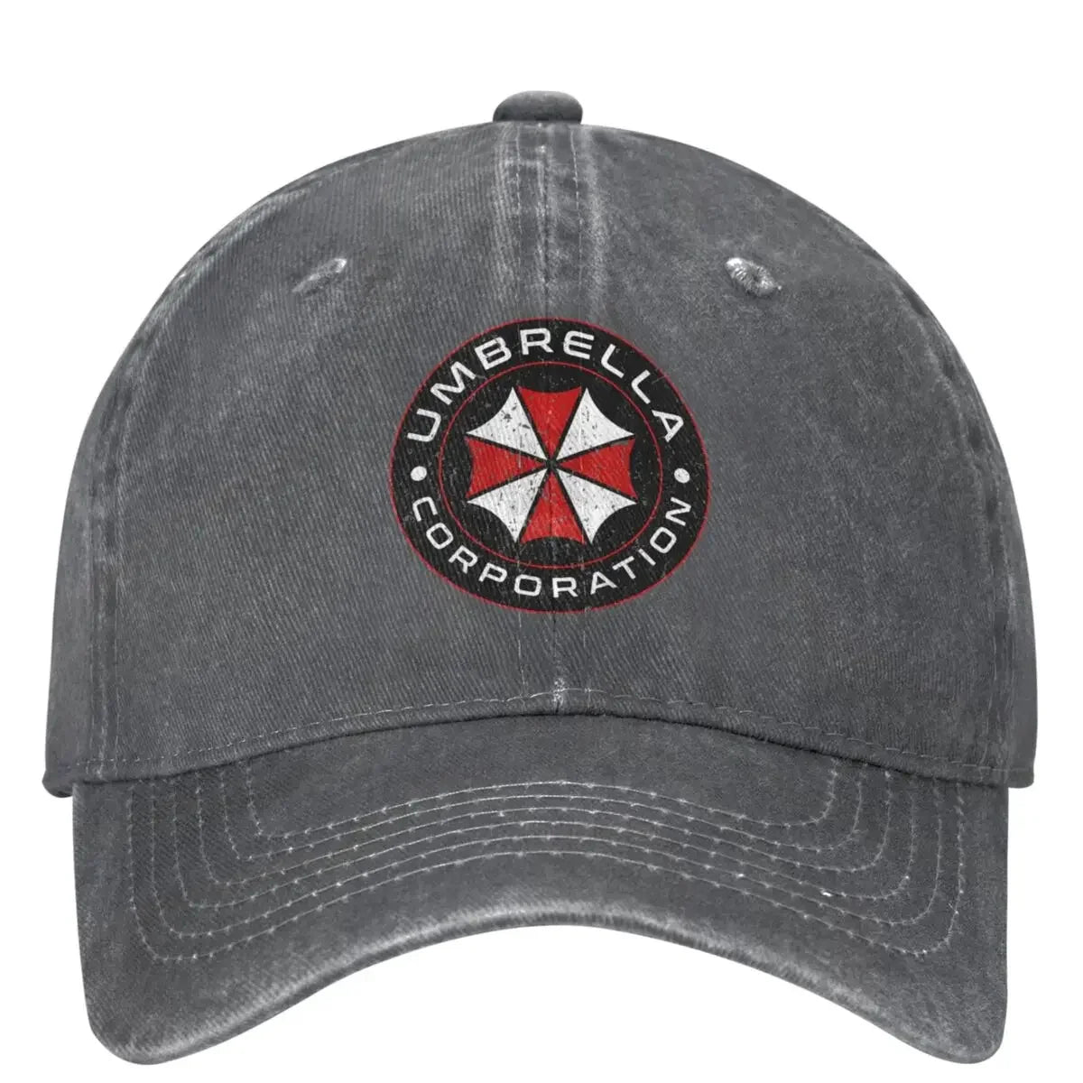 Resident Evil 4 Hat Umbrella Corporation Vintage Cap - Dark Gray / One Size Available at 2Fast2See.co