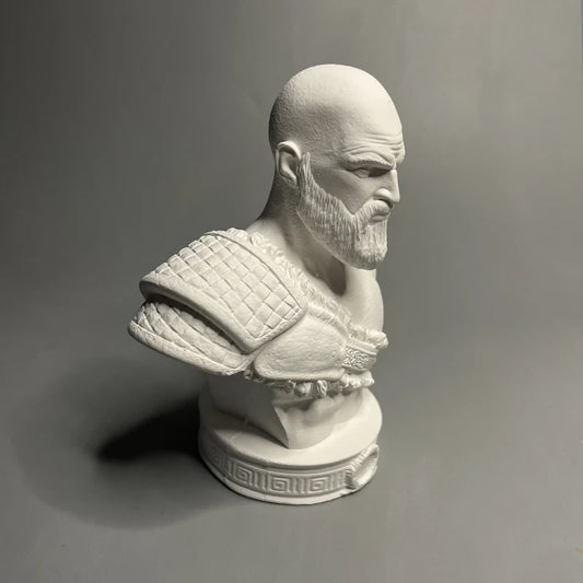 God of War Kratos Desktop Sculpture Model