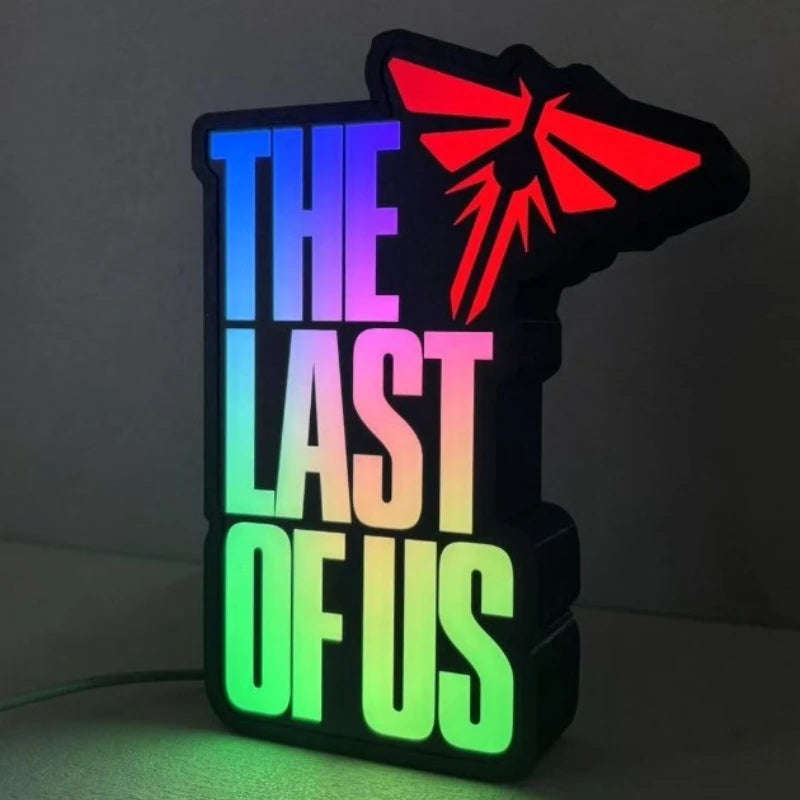 The Last of Us Premium RGB Nightlight Sign Desktop Light Custom Decor for Game Room,Bedroom,Man Cave