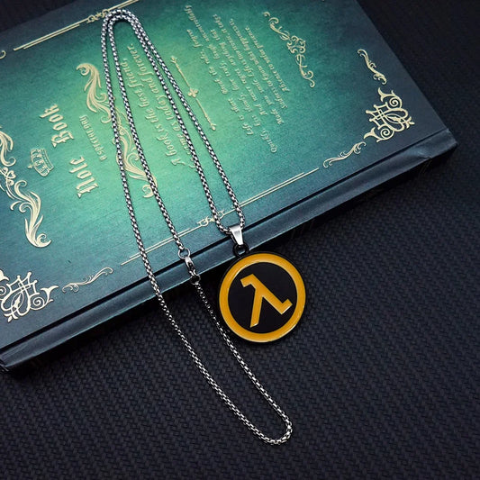 Half-Life Alyx Game Metal Necklaces Jewelry Pendants - Chain Necklace 3 Available at 2Fast2See.co