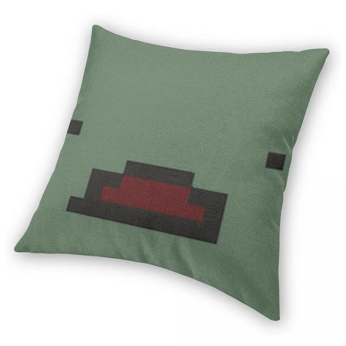Unturned Zombie Head Pillowcase Cover Polyester Linen Velvet Pattern with Zip - Available at 2Fast2See.co