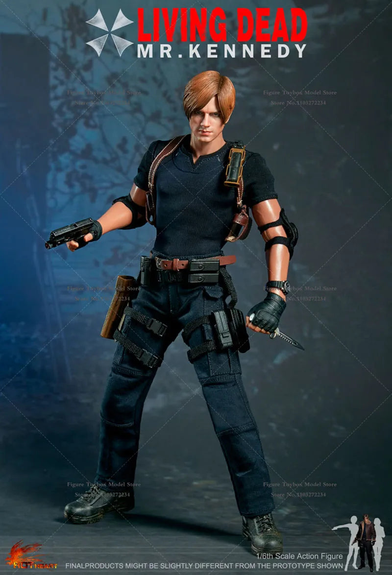 Resident Evil Mr.Kennedy Action Figure 1/6 Full Set 12" Figure Collection Gift Toy