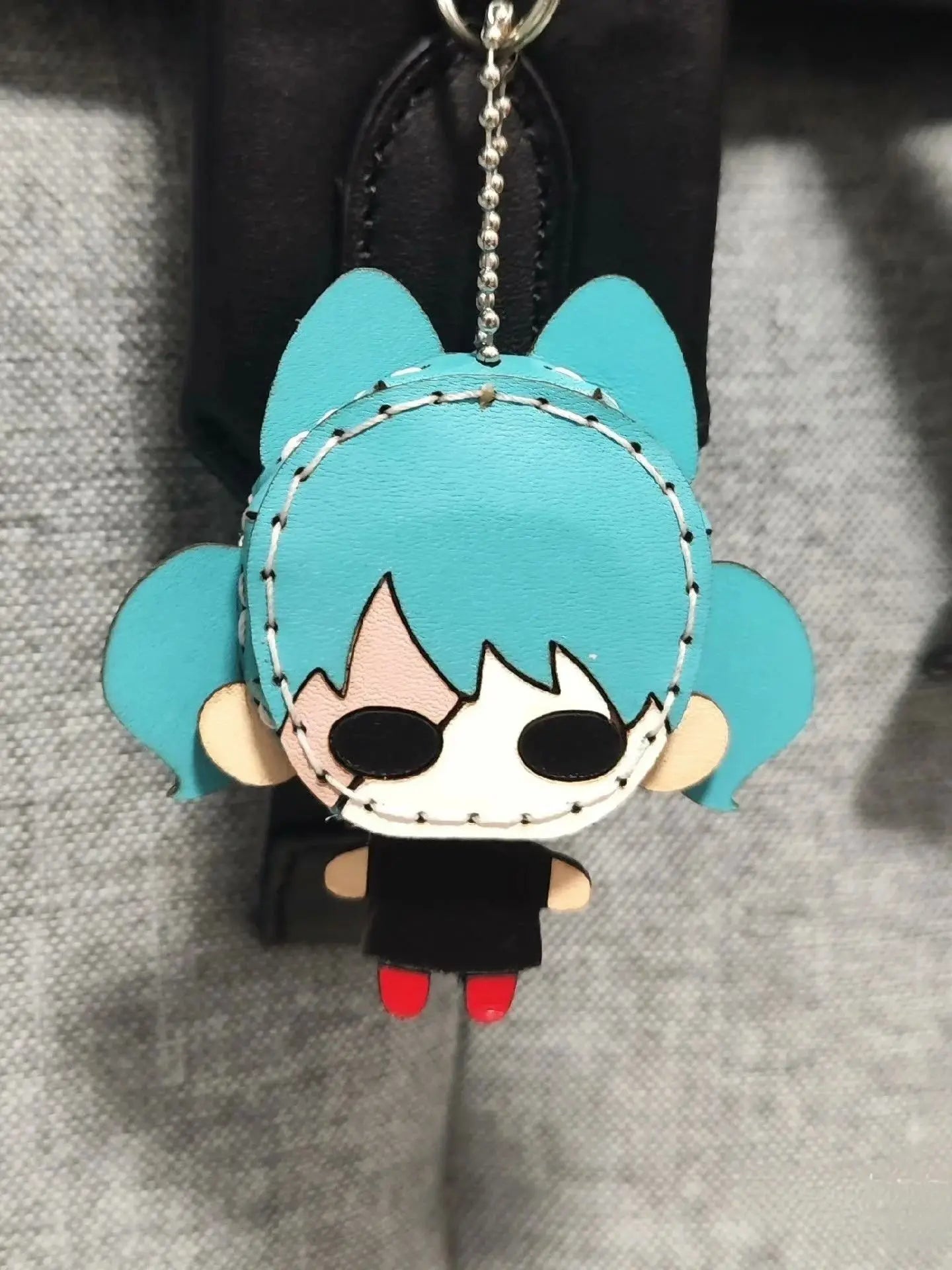 Sally Face Game Cute Sal Leather Key Chain Keyrings Gift - B Available at 2Fast2See.co