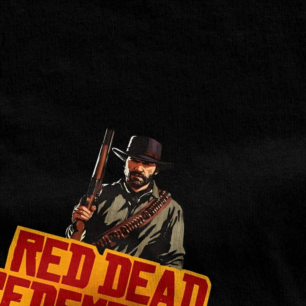 Red Dead Redemption Tshirt Retro Arthur Morgan Design - Gray / S Available at 2Fast2See.co