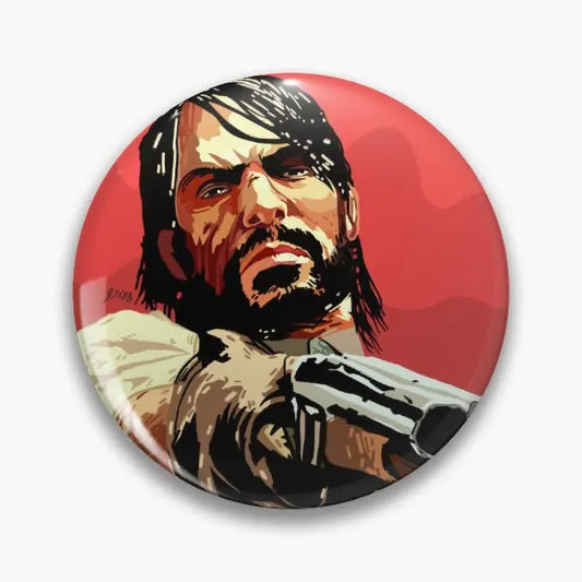 John Marston Soft Button Pin - 58mm Available at 2Fast2See.co