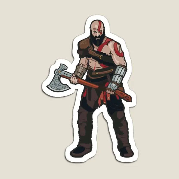 God of War Kratos Inspired Magnet