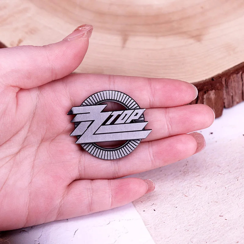 Rock Band Enamel Pin Vintage Metal Badge - Rock Band Enamel Pin Vintage Metal Badge Available at 2Fast2See.co