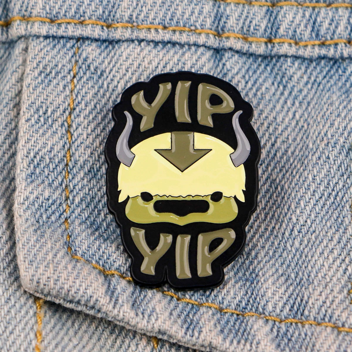 The Last Airbender Appa Cartoon Enamel Pin - The Last Airbender Appa Cartoon Enamel Pin Available at 2Fast2See.co
