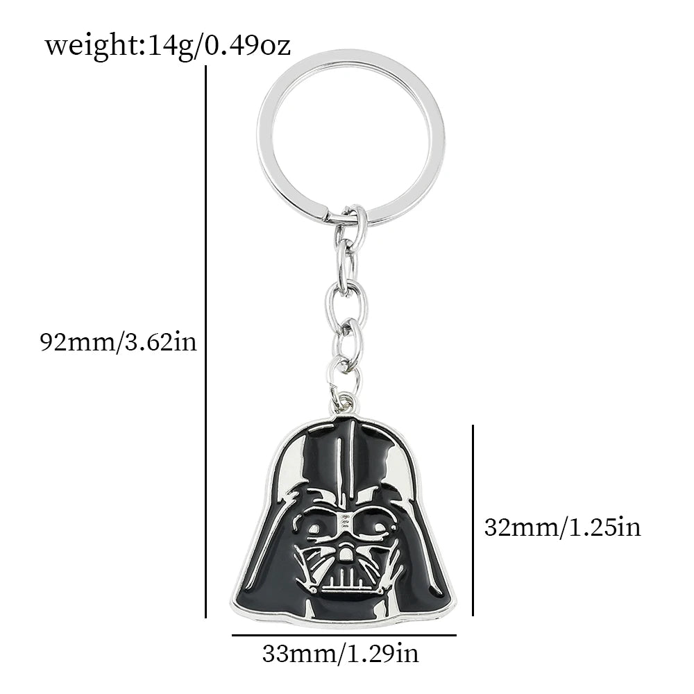 Star Wars Movie Keychain Darth Vader Metal Pendant - Star Wars Available at 2Fast2See.co