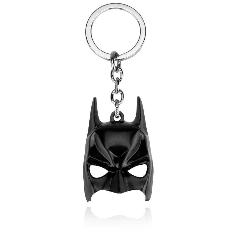 Batman's Mask Inspired Keychains Black & Bronze