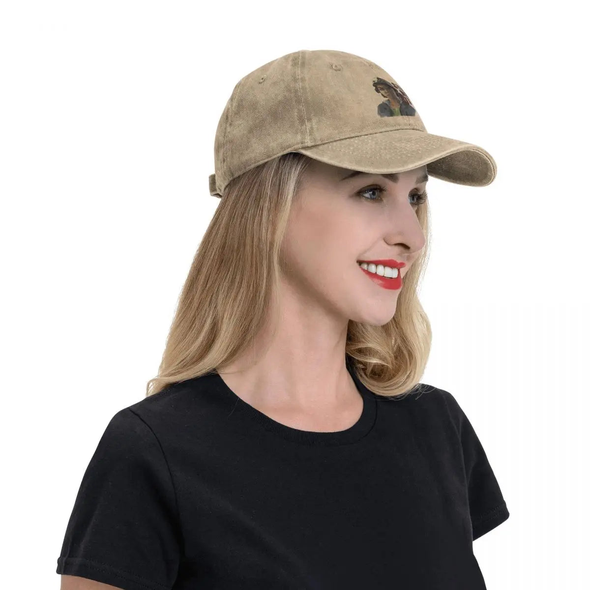 The Walking Dead Clementine Retro Washed Baseball Cap - Khaki / One Size Available at 2Fast2See.co