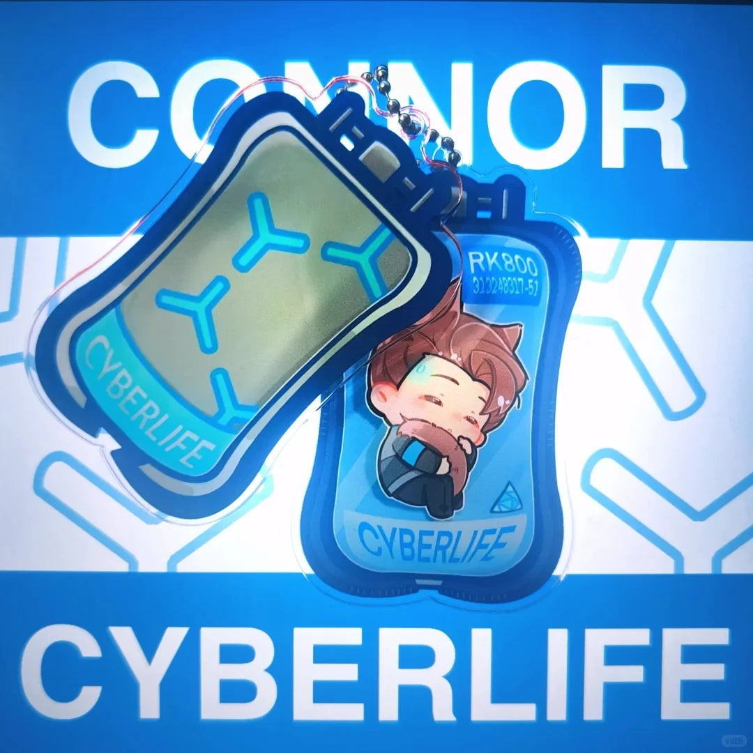 Detroit Become Human Double Acrylic Keychain Accessory
