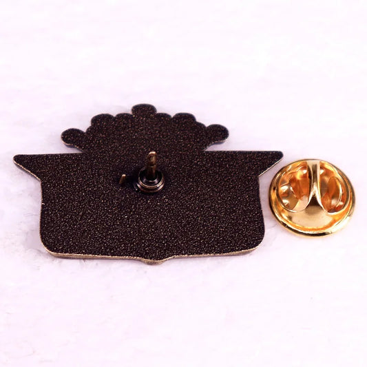 American Retro Badge Outcast Brooch Music Enamel Pin - Available at 2Fast2See.co