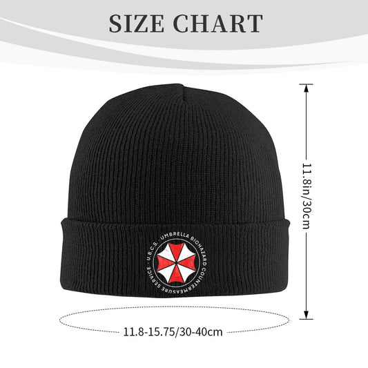 Umbrella Biohazard Countermeasure Service Resident Evil Hat Autumn Winter Beanie - Dark Grey / One Size Available at 2Fast2See.co