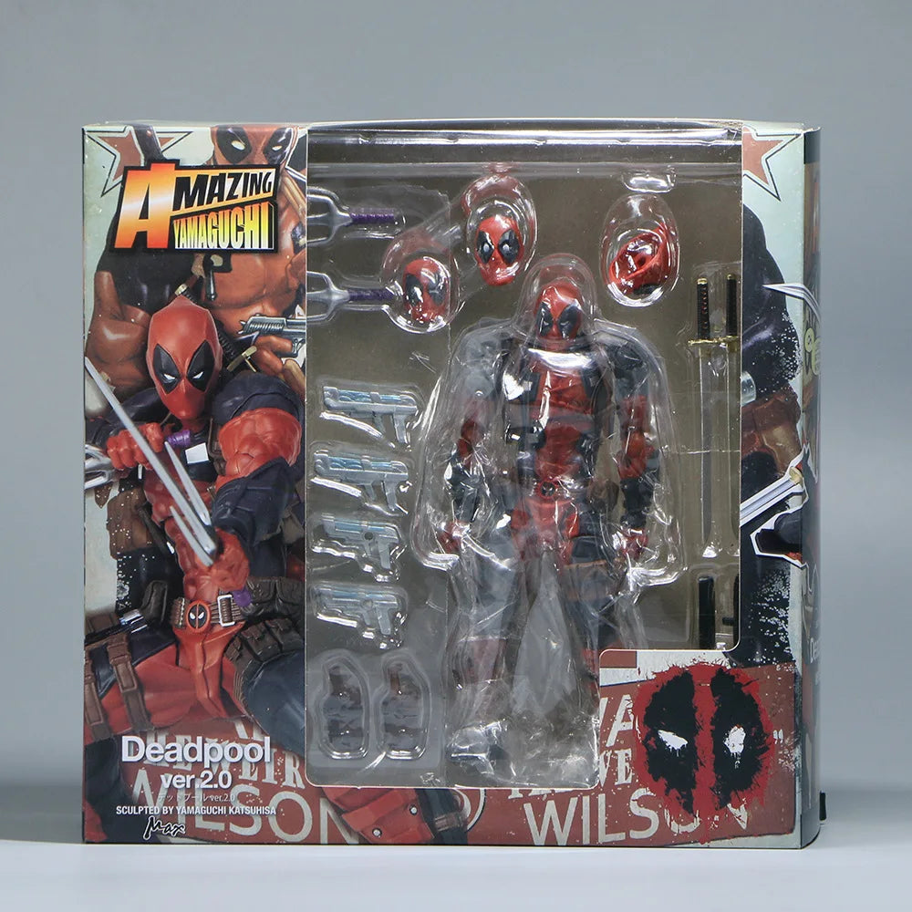 X-MAN DeadPool 15cm New 2.0 BJD Articulated Joints Moveable Action Figure - X-MAN DeadPool 15cm Available at 2Fast2See.co