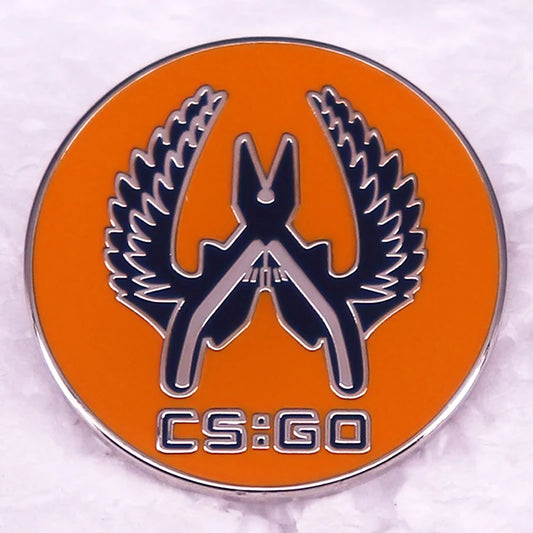 Counter Strike Global Offensive Game Enamel Pin CSGO Brooch Jewelry - Available at 2Fast2See.co