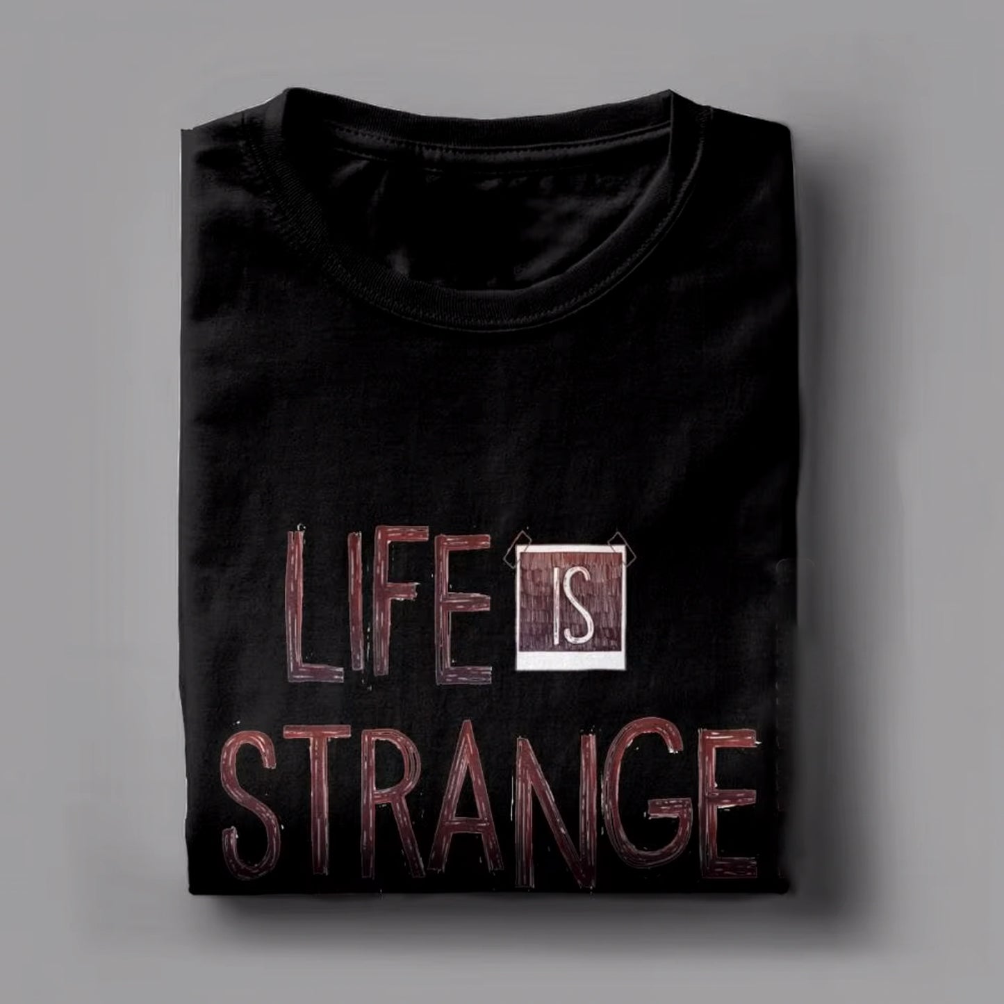 Life Is Strange Inspired Logo Tshirt Vintage Cotton Tee - Black / XS Available at 2Fast2See.co