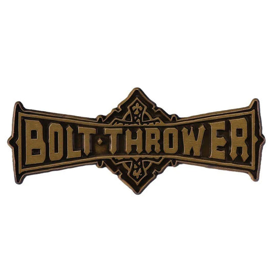 Bolt Thrower Metal Pin Vintage Rock Band Brooch - Bolt Thrower Metal Pin Available at 2Fast2See.co