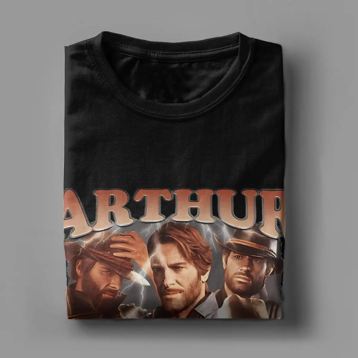 Red Dead Redemption Vintage Arthur Morgan Tshirt - Black / S Available at 2Fast2See.co