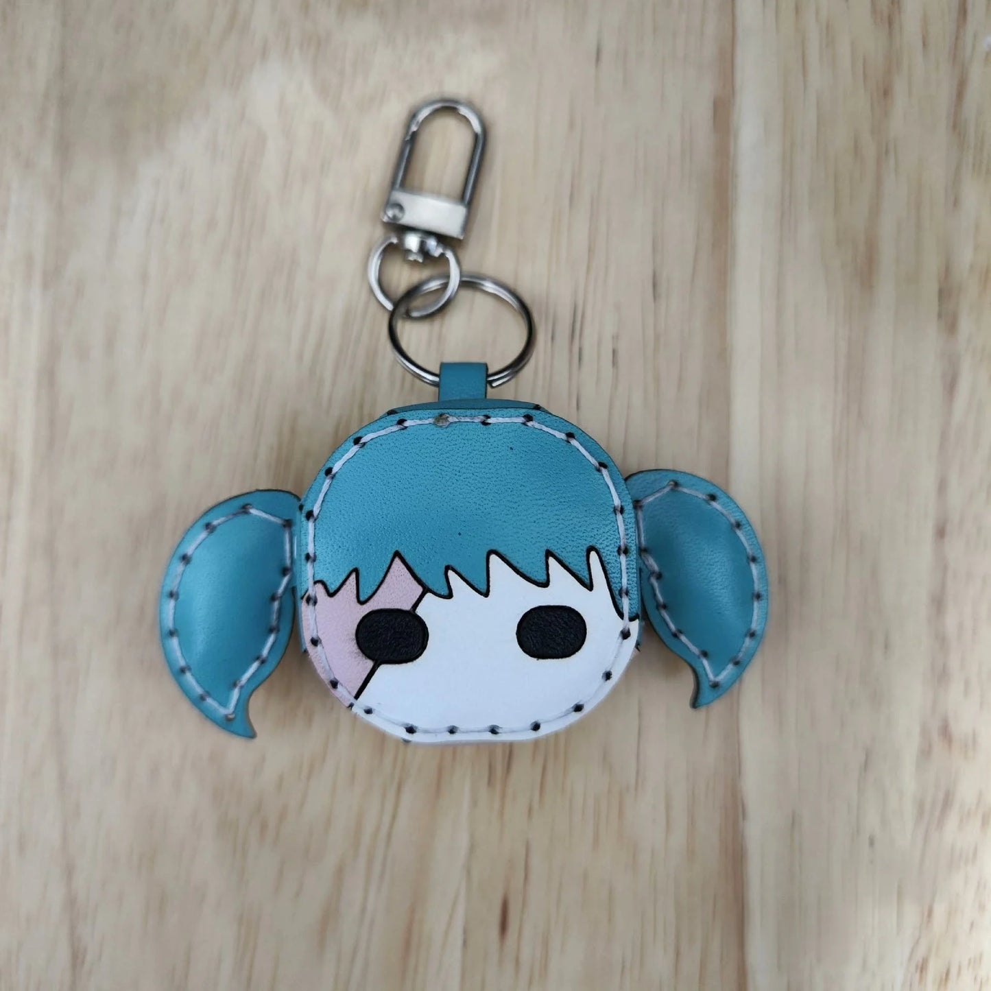 Sally Face Game Cute Sal Leather Key Chain Keyrings Gift - A Available at 2Fast2See.co
