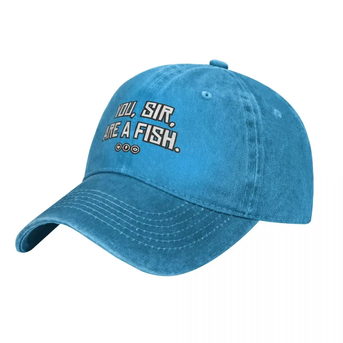 You, sir, are a fish | Red Dead Redemption 2 Inspired Design Cap - Gray Available at 2Fast2See.co