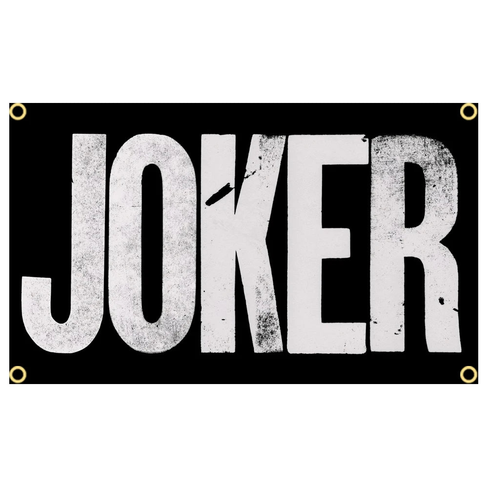 Joker Why So Serious? Inspired Fabric Banners Decoration Ideas - 5 / 90 x 150cm Available at 2Fast2See.co