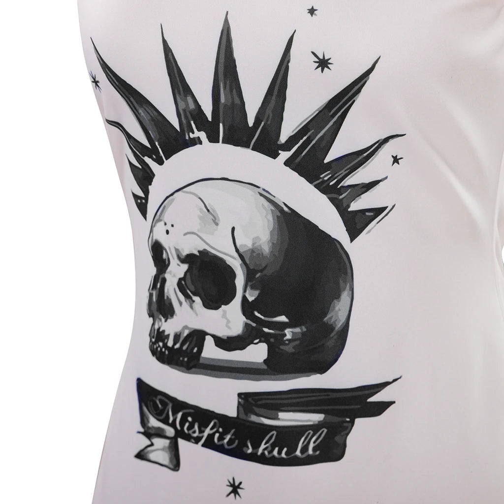 Life Is Strange Game Chloe Price Cosplay Costume White Sleeveless Top
