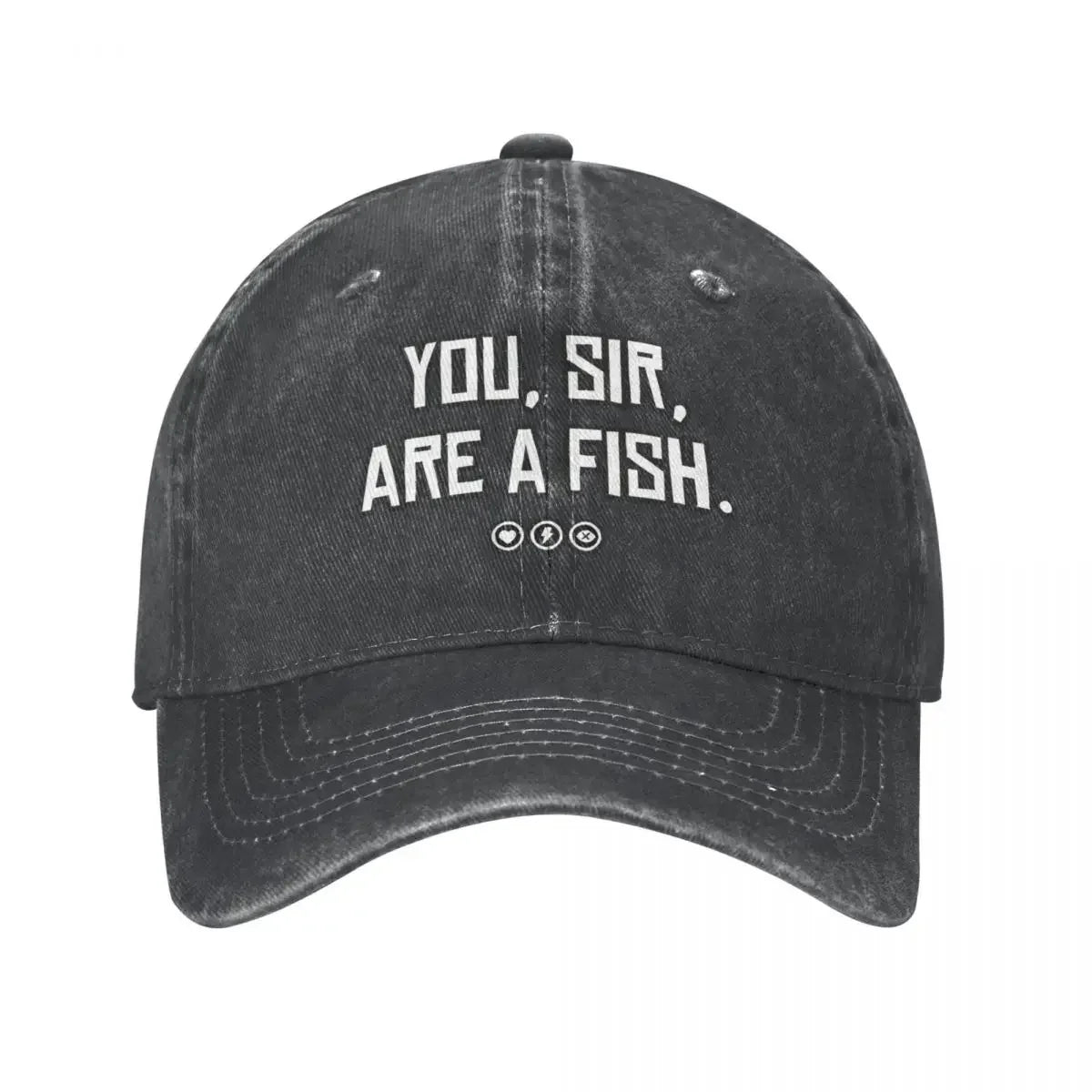 You, sir, are a fish | Red Dead Redemption 2 Inspired Design Cap - Black Available at 2Fast2See.co