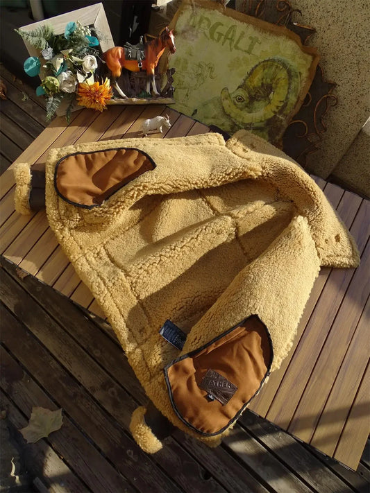 Resident Evil Leon S. Kennedy Custom Leather Sheep Jacket