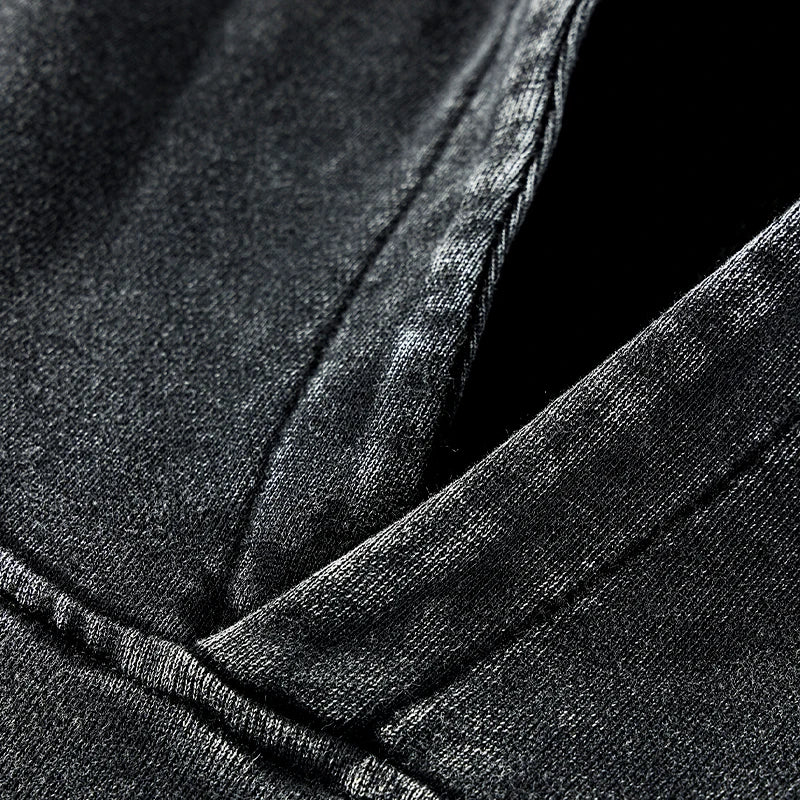 Resident Evil Game Leon Kennedy Inspired Vintage Hoodie - Vintage Black / M Available at 2Fast2See.co