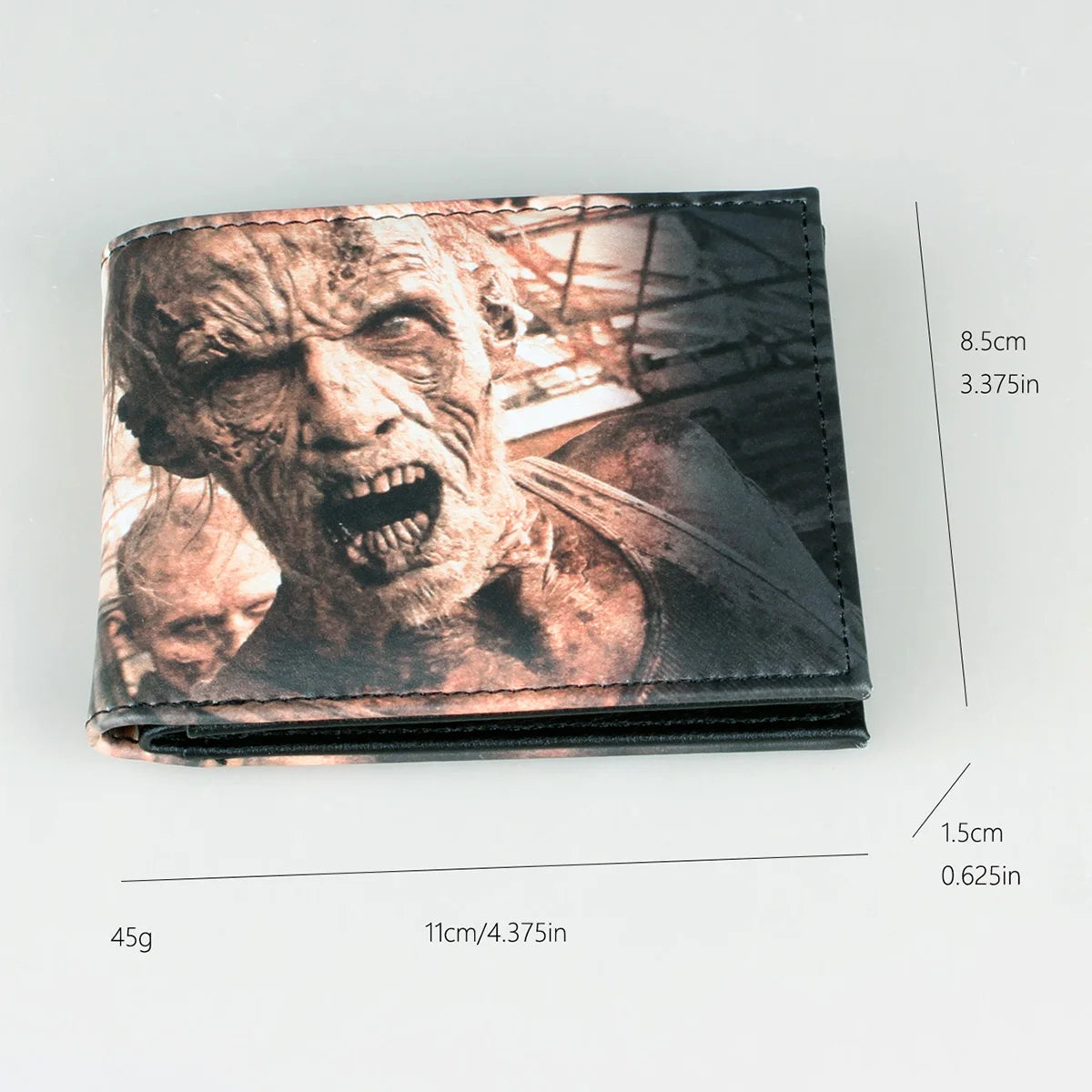 Gaming Survival Zombie Wallet ID Credit Card Holder