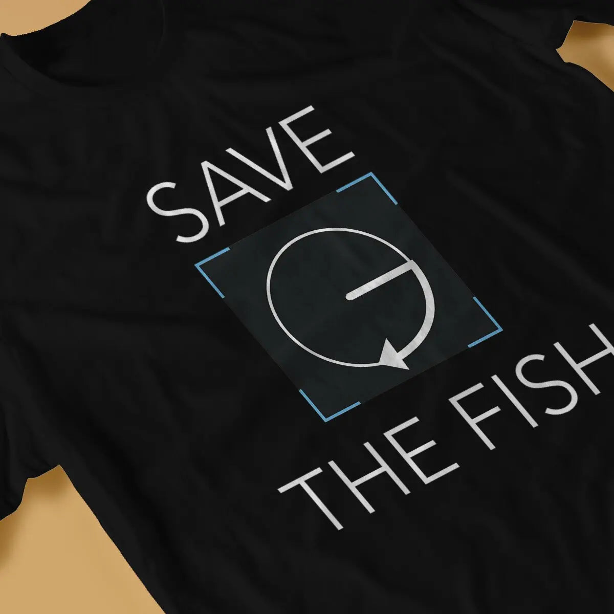Detroit Become Human Save The Fish Cotton Short Sleeve T-Shirt