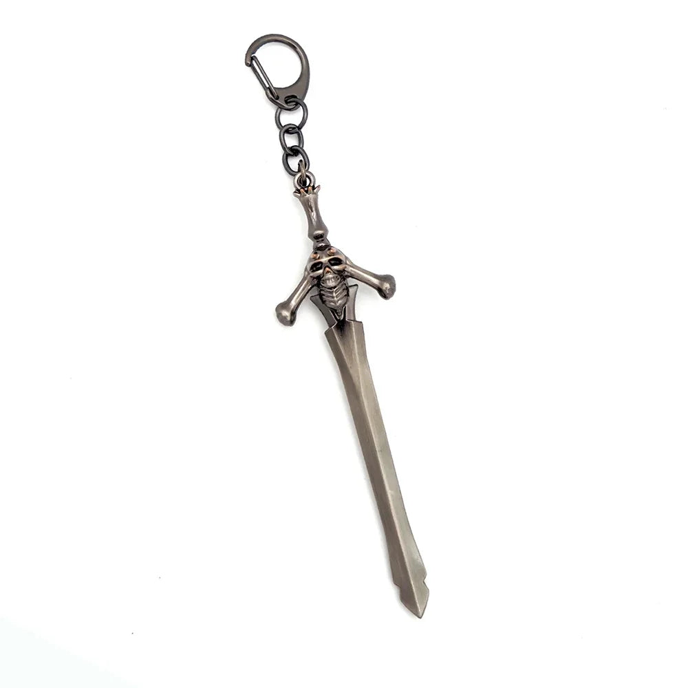 Devil May Cry Dante & Nero Sword Keychain Set - Rebellion, Red Queen, Ebony & Ivory Revolver Keyrings - Option 8 Available at 2Fast2See.co