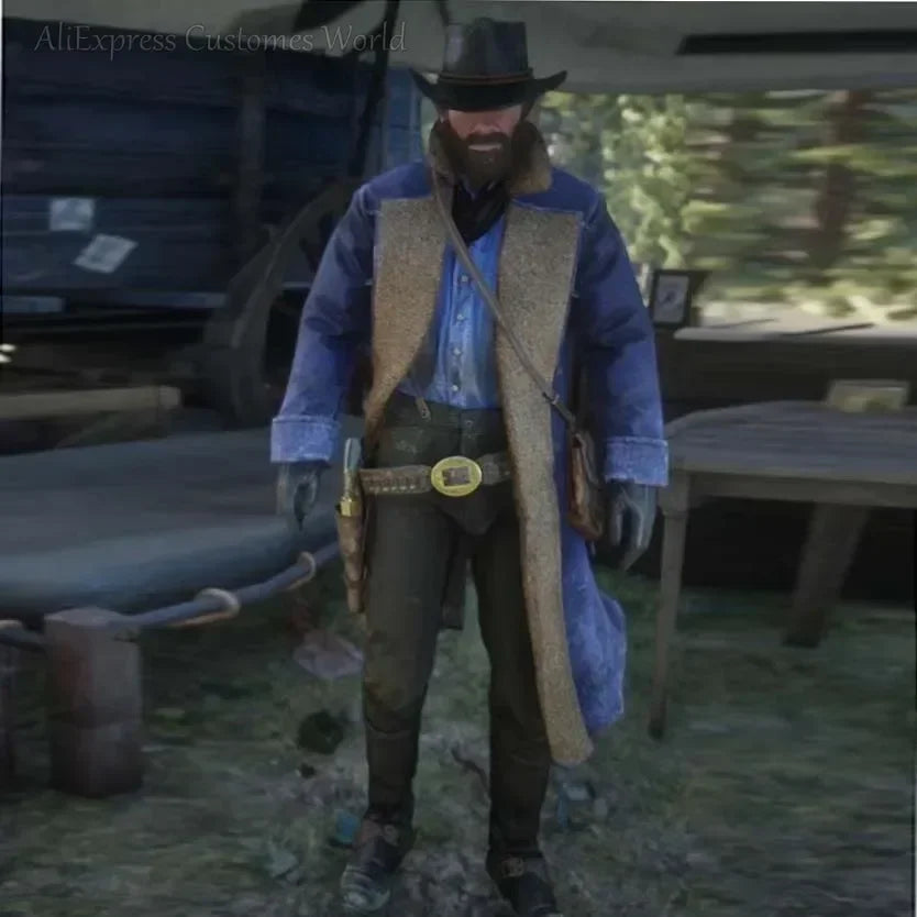 Red Dead Redemption Game Arthur Morgan Coat Cosplay Costume