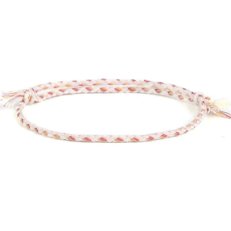 Classical Handmade Cotton Rope Bracelet Set - 3 Available at 2Fast2See.co