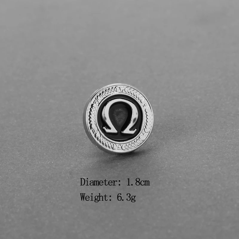 God of War Logo Charm Brooch Kratos Silver Brooch