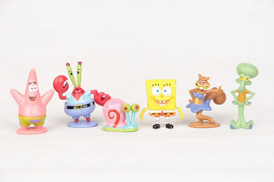 SpongeBob SquarePants 6 Figures Set - 6 Figures Set Available at 2Fast2See.co