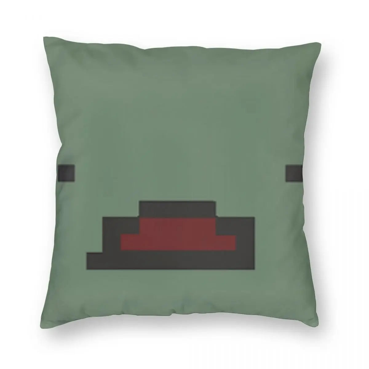 Unturned Zombie Head Pillowcase Cover Polyester Linen Velvet Pattern with Zip - Original / 30x30cm Available at 2Fast2See.co