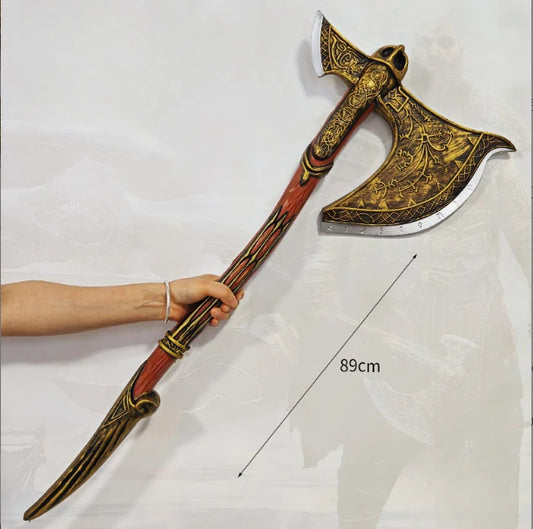 God of War Weapon Kratos Leviathan Axe Game Peripheral Ragnarok Axe Weapon - 89cm Leviathan Axe Available at 2Fast2See.co