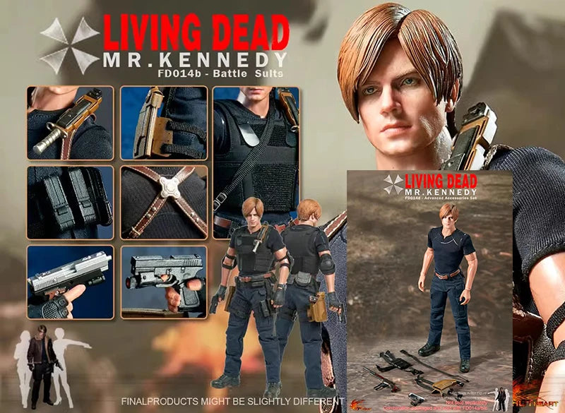 Resident Evil Mr.Kennedy Action Figure 1/6 Full Set 12" Figure Collection Gift Toy