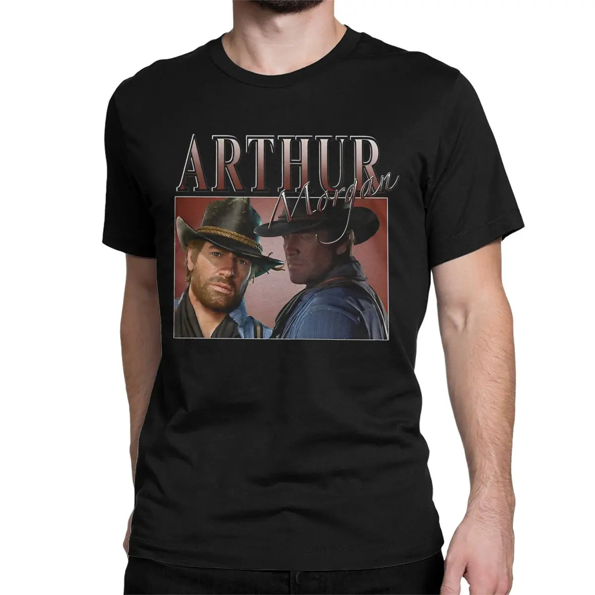 Red Dead Redemption 2 Unique Arthur Morgan Tshirt - Black / S Available at 2Fast2See.co