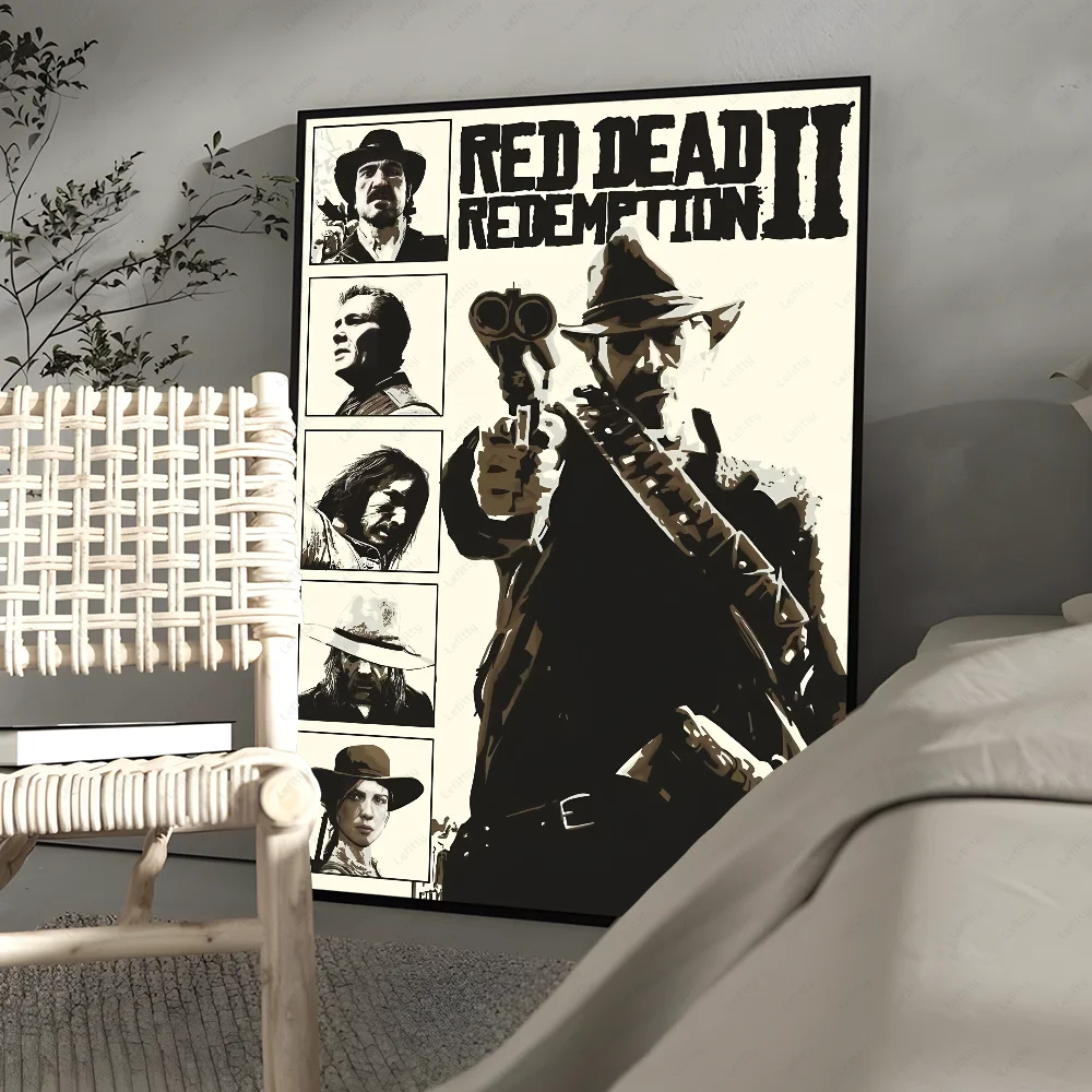 Red Dead Redemption 2 Video Game Inspired Poster Wall Art - 15X20cm Available at 2Fast2See.co
