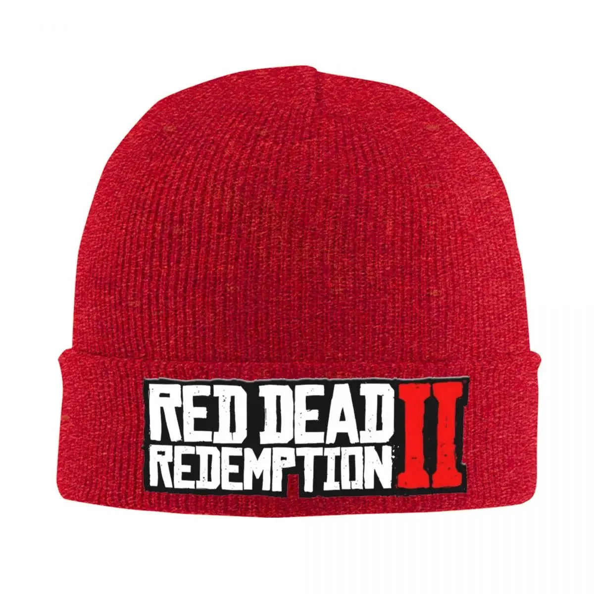 Red Dead Redemption 2 Knit Beanie Winter Warm - Red / One Size Available at 2Fast2See.co