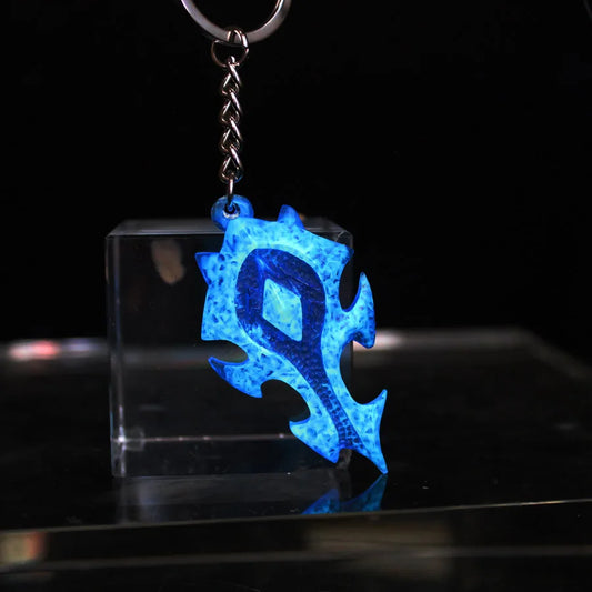 World Of Warcraft Glowing Keychain Tribal - Blue Available at 2Fast2See.co
