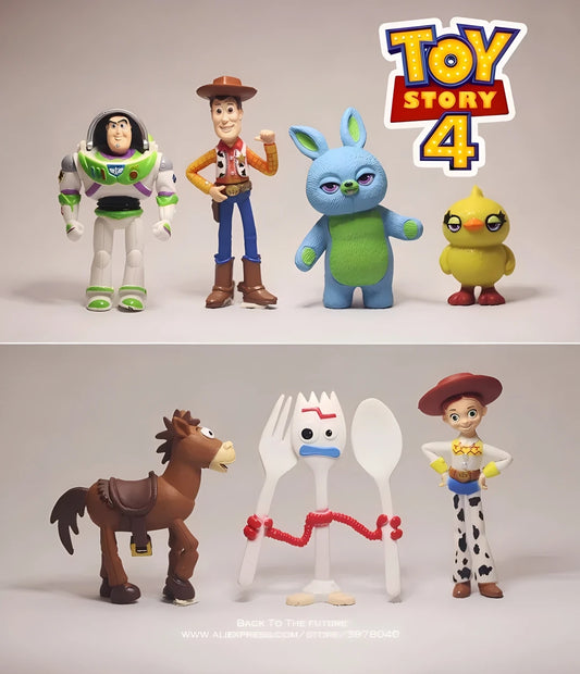 Disney Toy Story 4 Woody Buzz Lightyear 4-7cm 7pcs/set Action Figures - Toy Story 7pcs Available at 2Fast2See.co