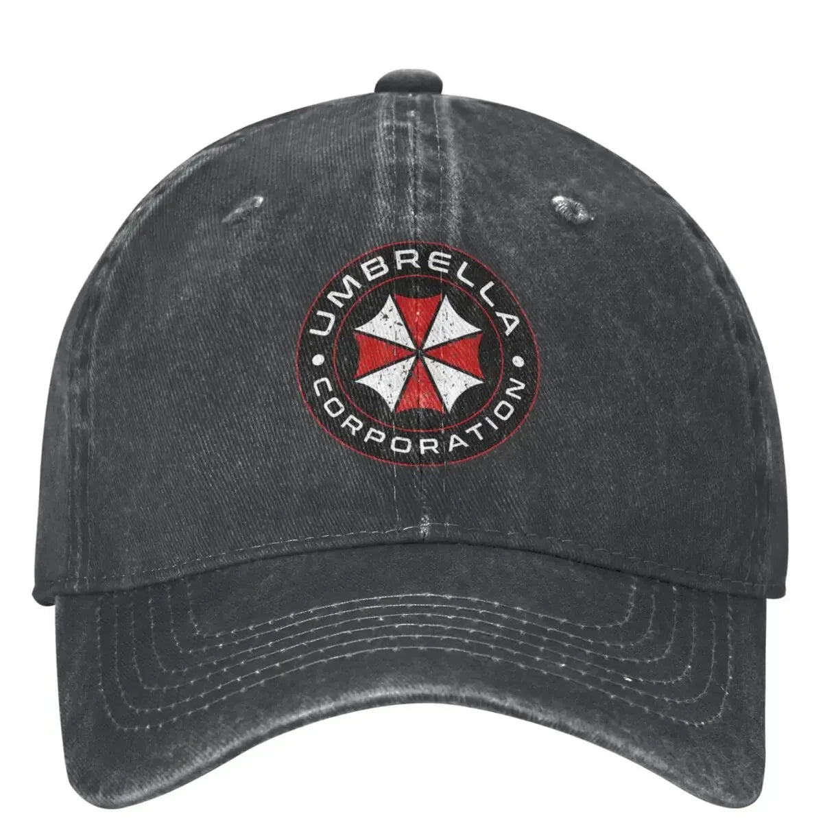 Resident Evil 4 Hat Umbrella Corporation Vintage Cap - Black / One Size Available at 2Fast2See.co