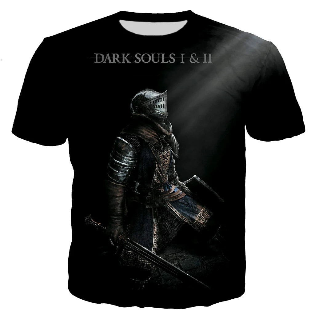 Dark Souls Remastered Inspired Cotton Tshirts - 4 / S Available at 2Fast2See.co