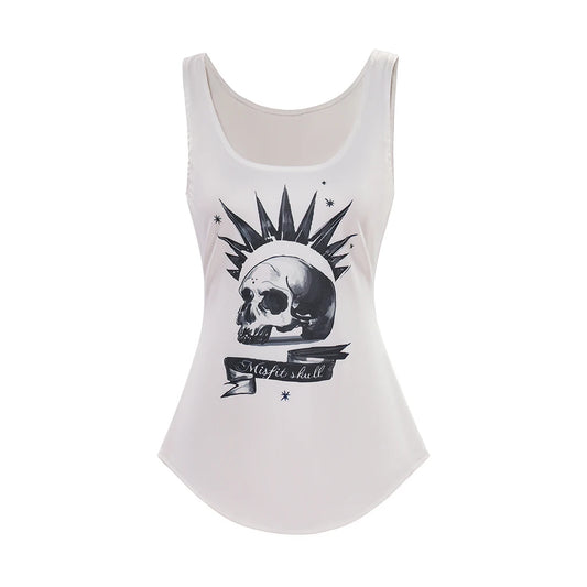 Life Is Strange Game Chloe Price Cosplay Costume White Sleeveless Top - XS Available at 2Fast2See.co