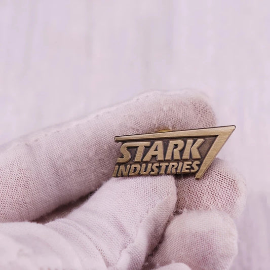 Vintage Stark Industries Logo Metal Pin - Available at 2Fast2See.co